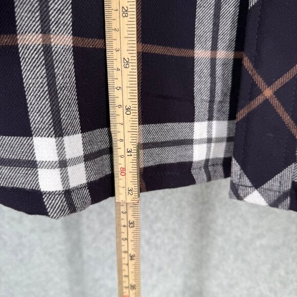 Wrangler Mens Quilted Lined Flannel Shirt Jacket Size L Purple Plaid Pearl Snap - Picture 13 of 14